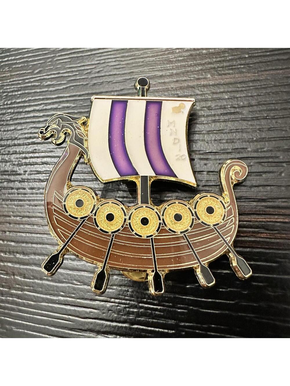 2020 Minnesota Destination Imagination Dragon Ship MNDI Enamel Trading Pin EUC